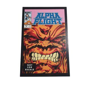 Alpha Flight 10 June 2005 Marvel Comic Book Not For Resale Edition Bag Board